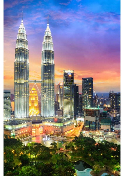 Malezya Kuala Lumpur Temalı Oval Magnet modelleri