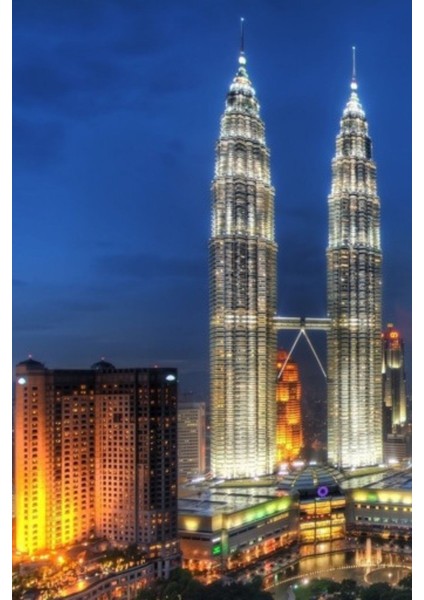 Malezya Kuala Lumpur Temalı Oval Magnet fırsatları