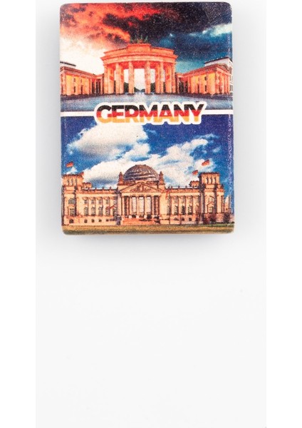 Almanya Temalı Taş Magnet