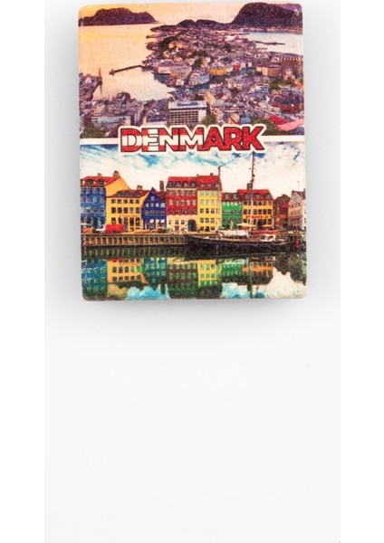 Danimarka Temalı Taş Magnet