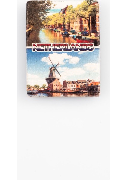Hollanda Temalı Taş Magnet