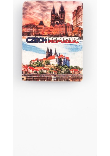 Çek Cumhuriyeti Temalı Taş Magnet