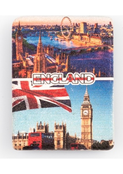 İngiltere Temalı Taş Magnet