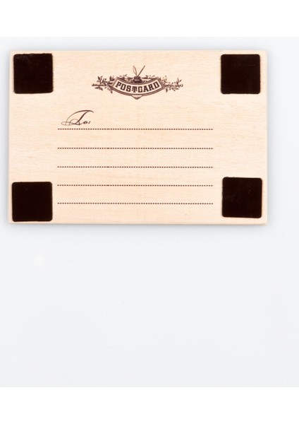 Botsvana Temalı Ahşap Kartpostal Magnet