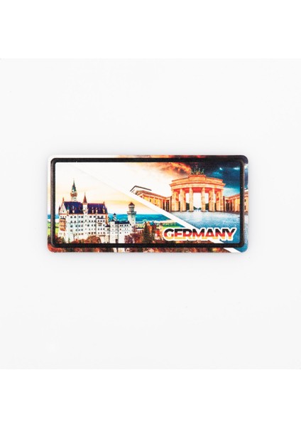 Almanya Temalı Plaka Magnet