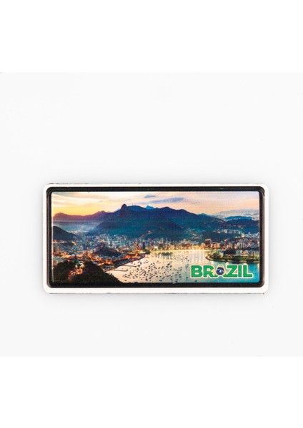 Brezilya Temalı Plaka Magnet