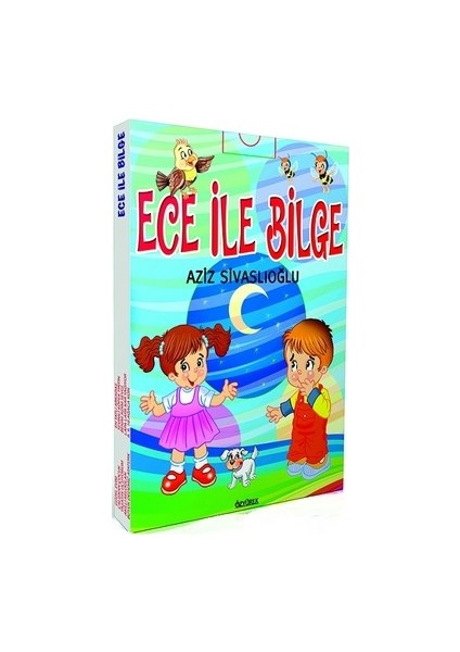 Ece ile Bilge 1.Sınıflar için Heceli 10 Kitap Kutulu Test İlaveli - Aziz Sivaslıoğlu