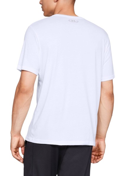 Under Armour Ua Team Issue Wordmark Ss Beyaz Erkek T-Shirt 1329582-100