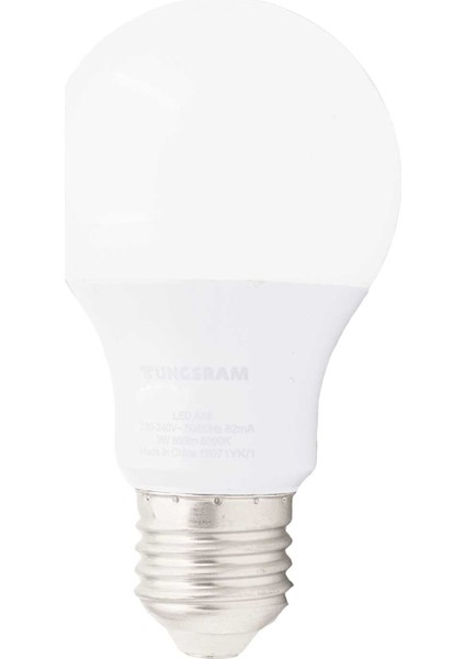 9 W E27 LED Ampul Beyaz 3'lü