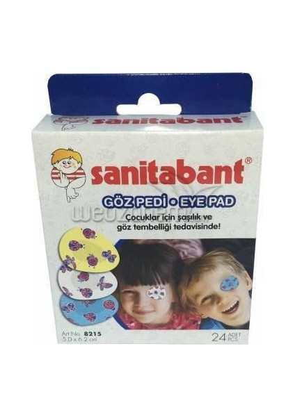 Eye Pad Göz Kapama Bandı 24 Lü 10 Kutu (240 Adet)