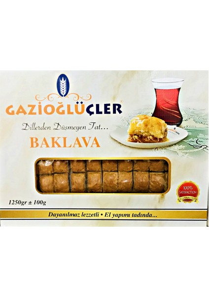 Gazioğluüçler Kuru Baklava 1250 gr