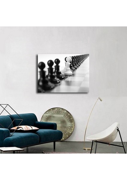 Piyonlar Fotoğraf Kanvas Tablo