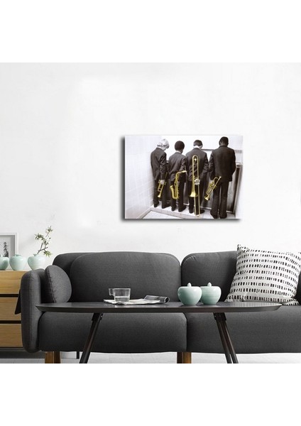Müzisyen Çocuklar Fotoğraf Kanvas Tablo