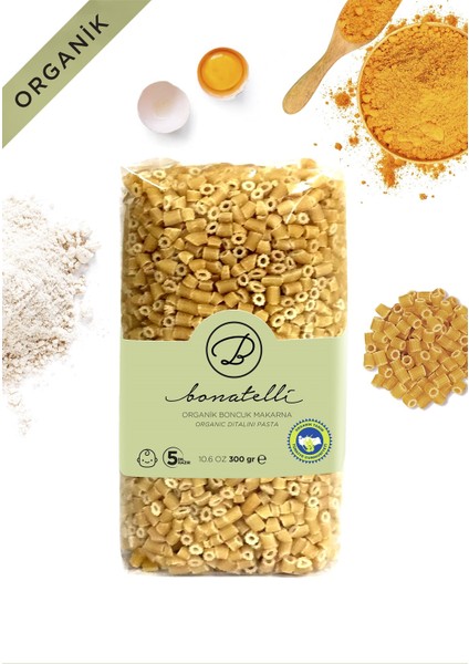 Organik Boncuk Makarna 300 g