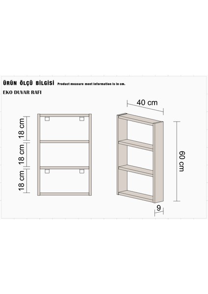 Eko 3 Raflı MutfakDuvar Rafı Mat Beyaz indirimleri