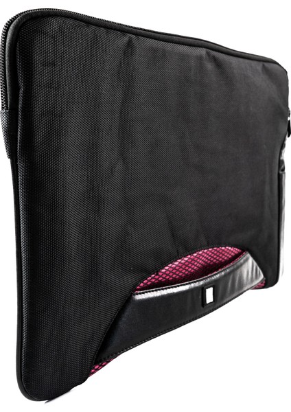 Billy Laptop ve Tablet Çantası - Siyah - Pembe