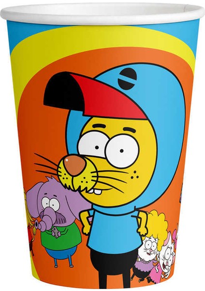 Kral Şakir Action Temalı Konsept Parti Karton Bardak Lisanslı 8AD