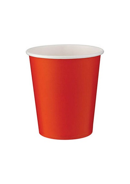 Roll-Up Party Dreams Karton Bardak Kırmızı 8'li