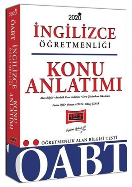 ÖABT 2020 Ingilizce Öğretmenliği Konu Anlatımı