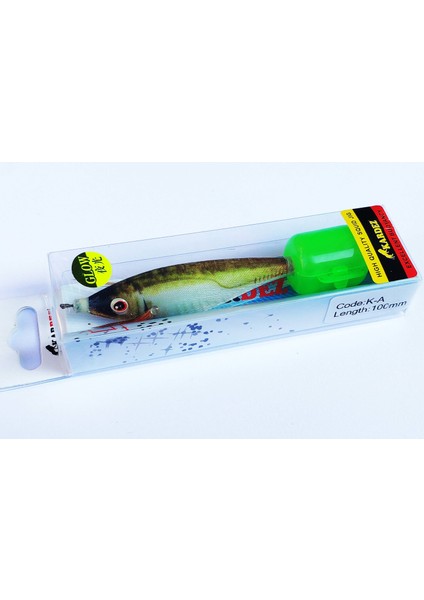 Kardez Glow Squid Jig 10 cm Fosforlu Kalamar Zokası