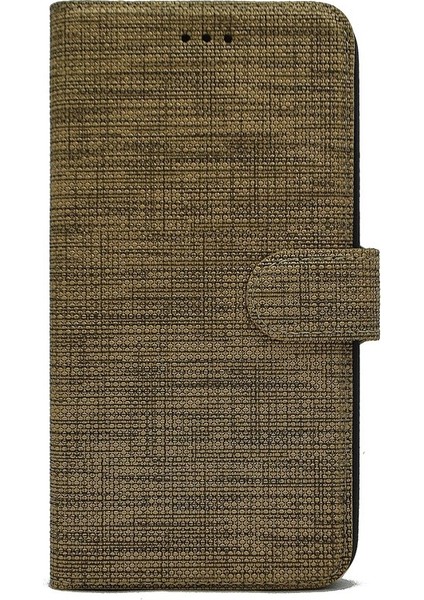 Huawei P30 Kartvizitli Exclusive Spor Cüzdan Kılıf Kahverengi