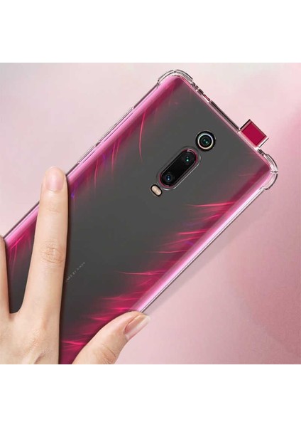 Xiaomi Redmi K20 AntiShock Ultra Koruma Sert Kapak Şeffaf