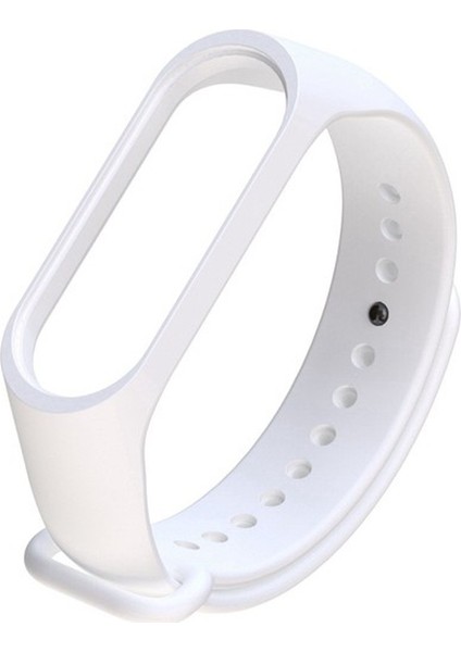 Mi Band 4 Silikon Kordon Beyaz