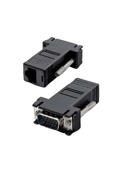 HD4292  Cat5 Kablodan VGA (RJ45 To Vga) Dönüştürücü