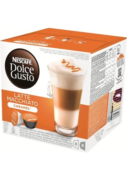 Dolce Gusto Latte Macchiato Caramel 16 Kapsül Kahve