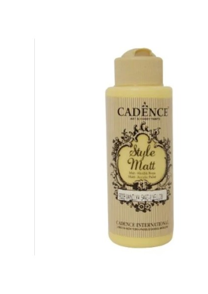 Style Mat Vanilya Sarı 120 ml - 9008