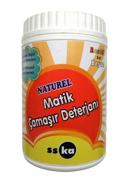 Toz Çamaşır Makine Deterjanı / %100 Doğal / Toz Deterjan - 900 Gr.