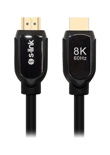 S-link SL-H8K01 HDMI 1.5m 8K 60Hz 4K 120Hz Ultra HDR 2.1V 7680P Metal Kılıflı Kablo