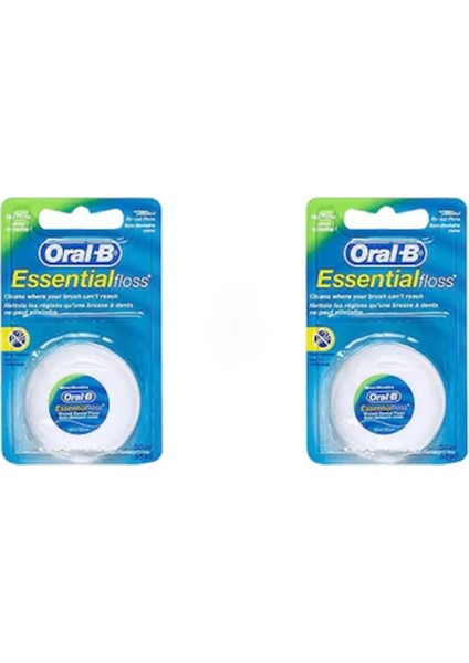 Essential Floss 50 m 2 Adet Diş İpi