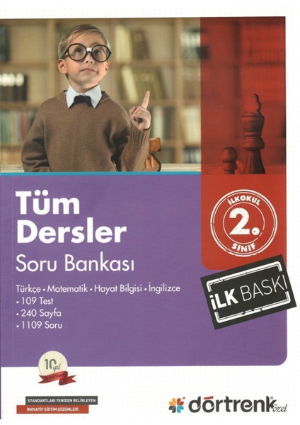 Dörtrenk Yayınları 2. Sınıf Tüm Dersler Soru Bankası