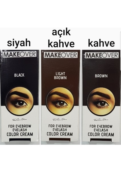 Kahverengi Kaş Kirpik Boyası fiyatları