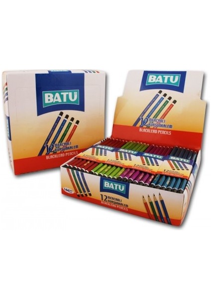 Mercanlı Kurşun Kalem - 12 Adet