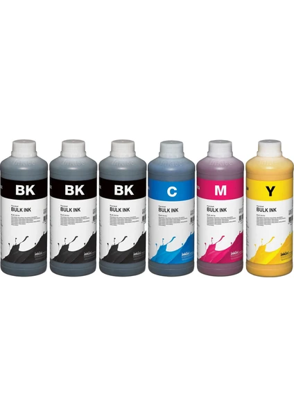 Inktec Pigment Hp 970 971 973 976 991 6x1 lt 4 Renk Mürekkep