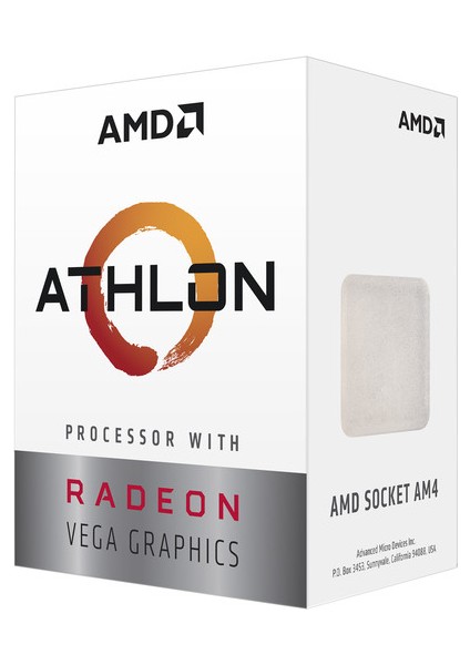 Athlon 3000G 3,5 GHz 4 MB Cache AM4 İşlemci