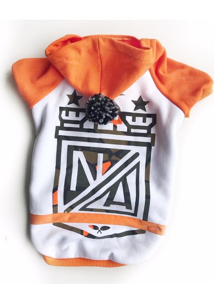 Na Orange Athletique Hoodie Köpek Kıyafet Elbise