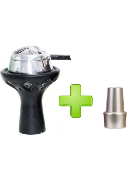 Samsaris Vitria Silikon Cam Lüle ve Lotus Lüle Dönüştürücü