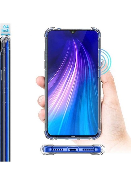 Ak-31417 Xiaomi Redmi Note 8 Anti-Drop Darbe Emici Silikon Kılıf