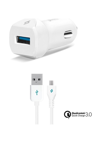 TTEC SpeedCharger™ 2.1A Araç Şarj Aleti Android USB Kablolu