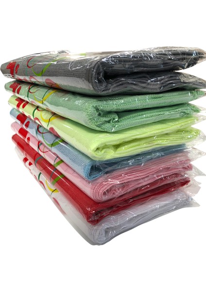 Mikrofiber Kalın Dokulu Genel Temizlik Bezi Sarı 40X40CM 10 Lu Paket
