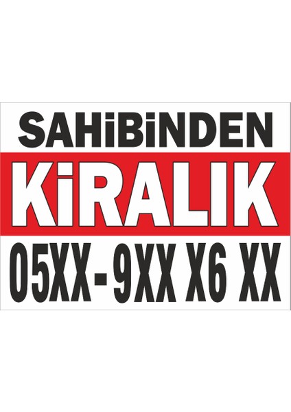Sahibinden Kiralık Branda Afişi