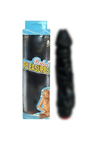 Crazy Bull 21 cm Titreşimli Kalın Siyah Realistik Vibratör Penis