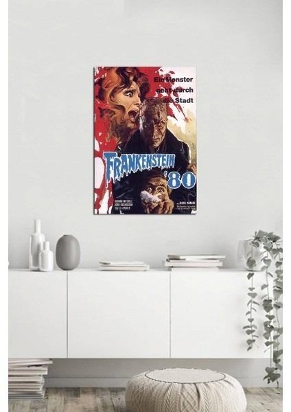 Frankenstein Film Afişi Fotoğraf Kanvas Tablo
