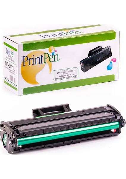 Printpen Samsung MLT-D111L M2020/M2020W/M2070/M2070W Muadil Toner 1500 Sayfa - Siyah