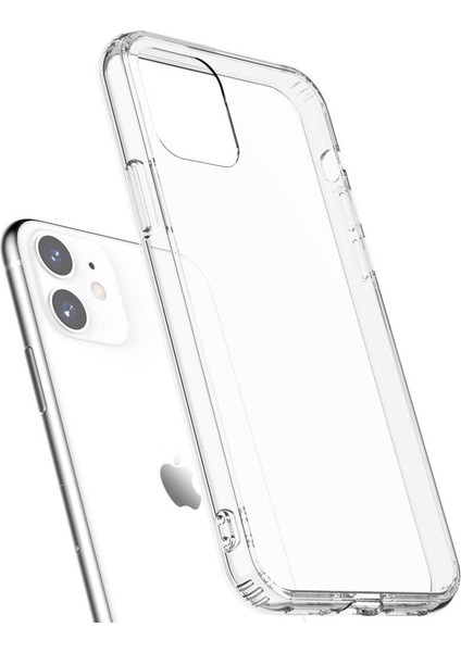 Apple iPhone 11 Ultra Ince 0.2 mm Soft Silikon Kılıf - Şeffaf modelleri