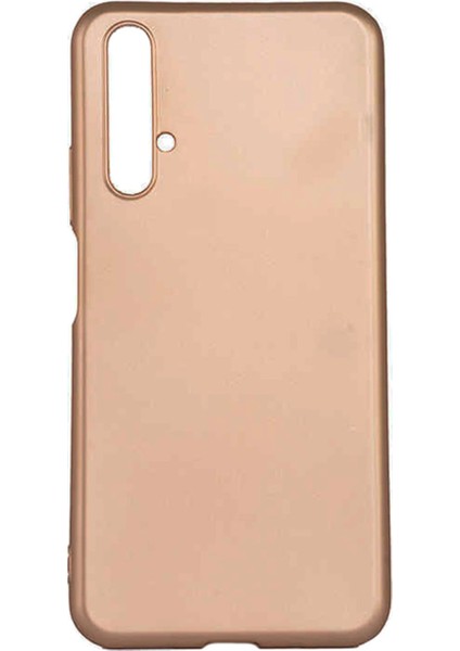 Huawei Honor 20 Premium Matte Silikon Kılıf - Gold