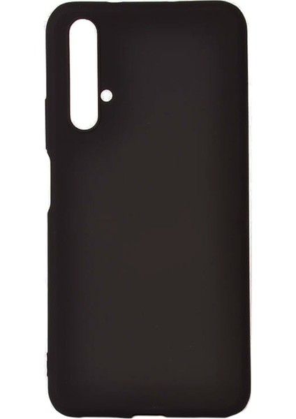 Huawei Honor 20 Premium Matte Silikon Kılıf - Siyah